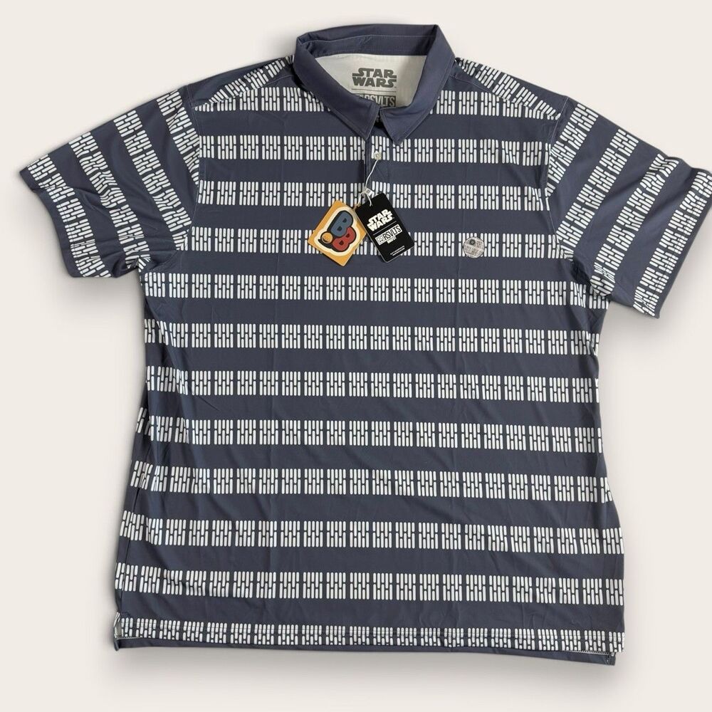 RSVLTS Star Wars 'Technological Terror' Death Star All-Day Polo 3XL NWT